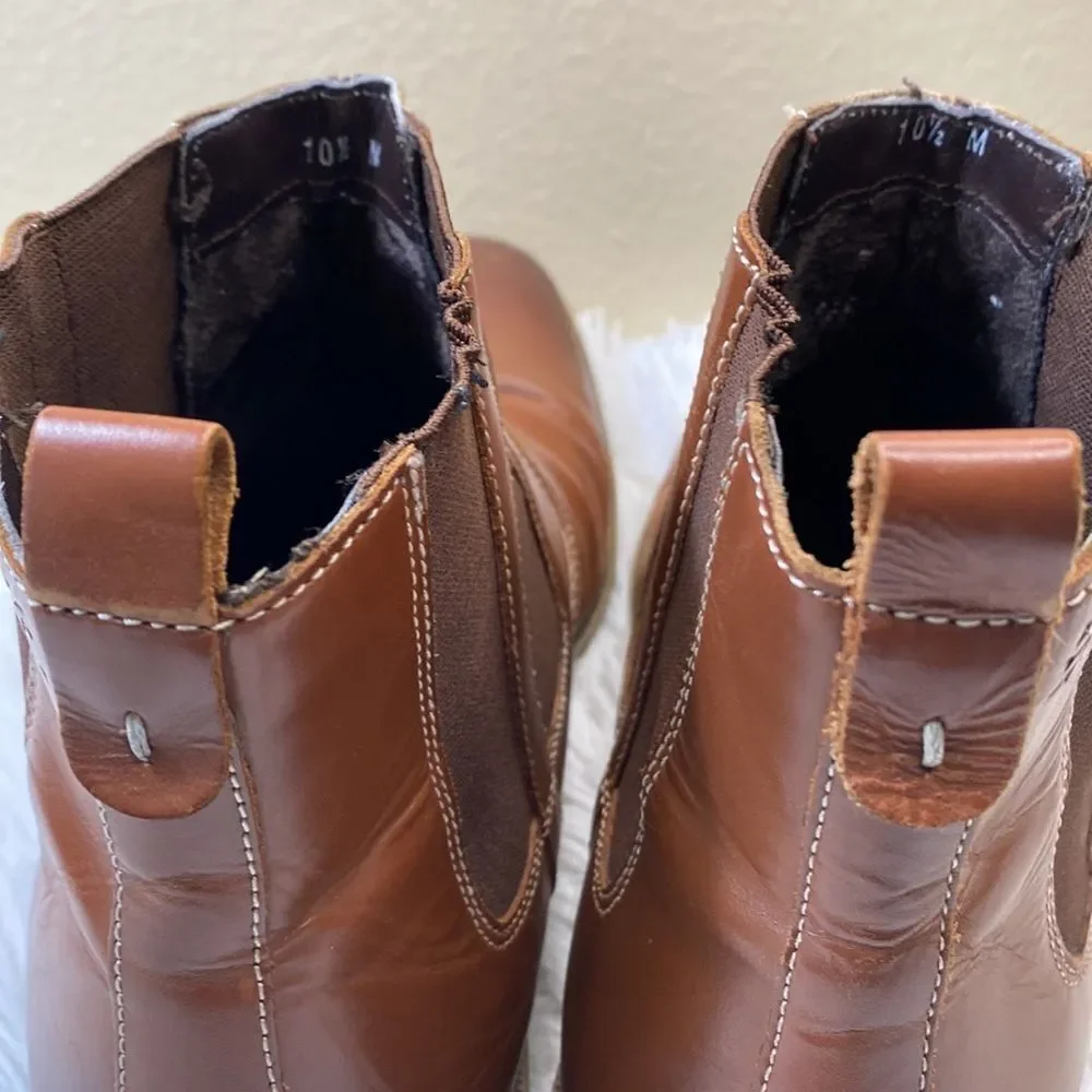 Stacy Adams Sz 10 1/2  Brown Leather Chelsea Boot